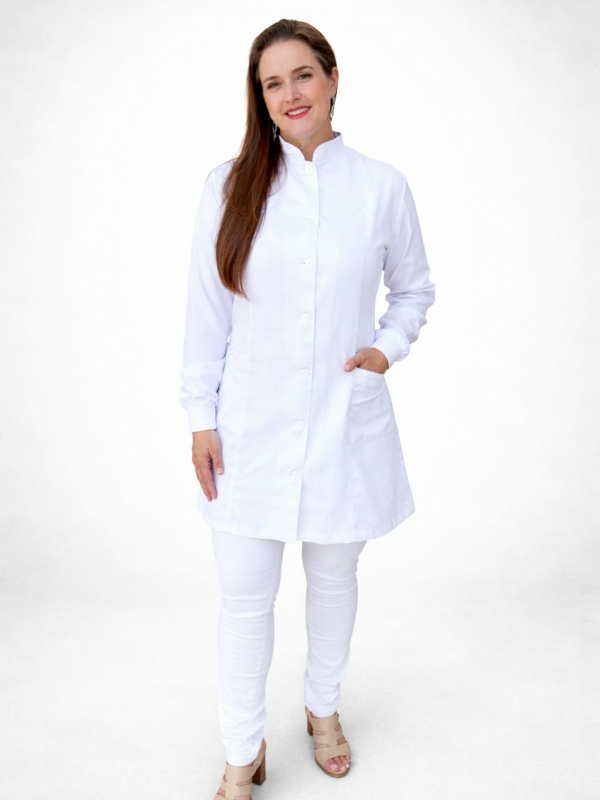 Jaleco Feminino Gola Padre